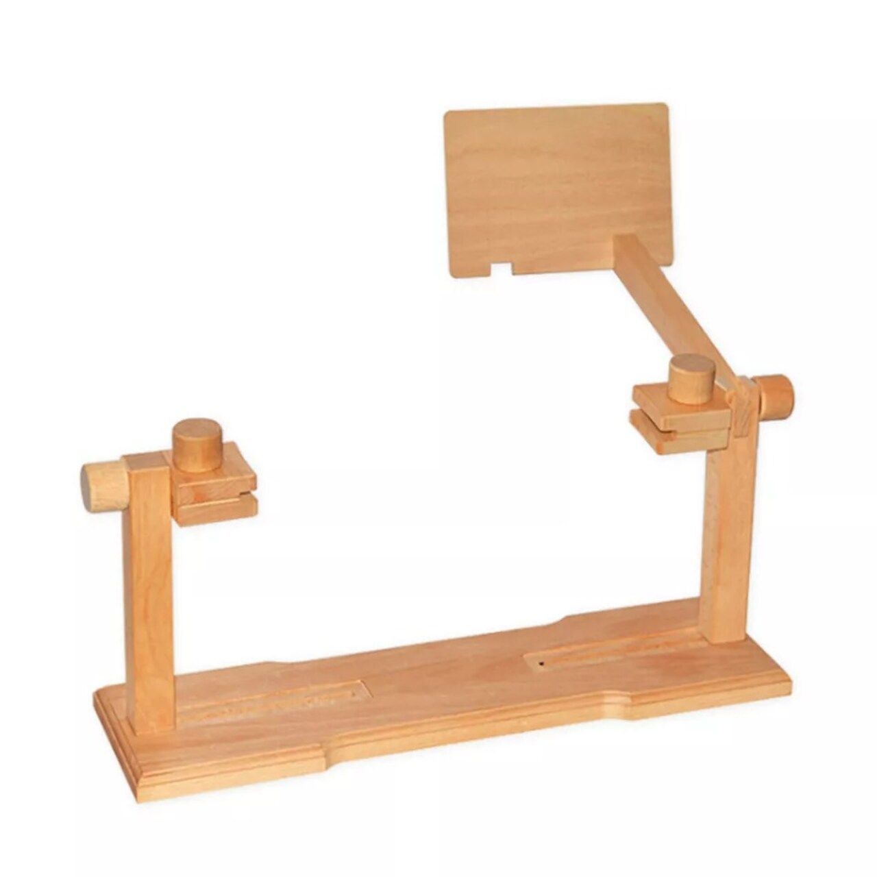 Wooden Embroidery Hoop Stand Cross Stitch Portable Holder Frame Rack DIY Sewing